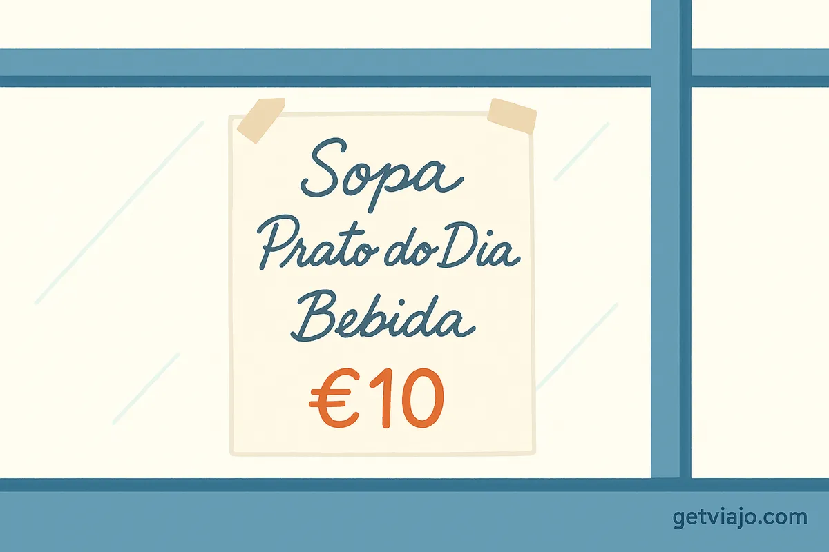 A handwritten Tasca menu showing the daily specials.