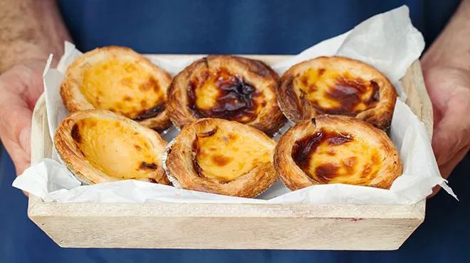 Fresh Pastéis de Nata custard tarts