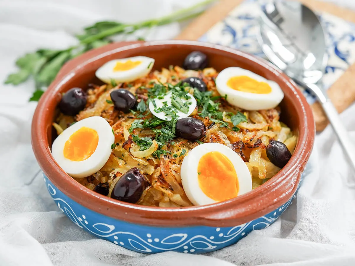 Bacalhau à gomes de sá